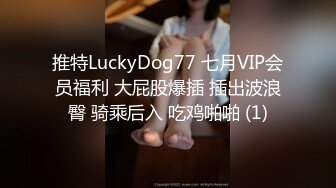 推特LuckyDog77 七月VIP会员福利 大屁股爆插 插出波浪臀 骑乘后入 吃鸡啪啪 (1)