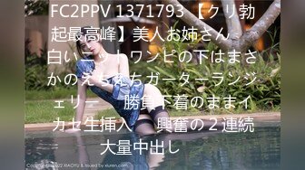 FC2PPV 1371793 【クリ勃起最高峰】美人お姉さん❤️白いニットワンピの下はまさかのえちえちガーターランジェリー❤️勝負下着のままイカセ生挿入❤️興奮の２連続大量中出し❤️