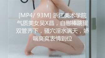 [MP4/ 93M] 浙江美术学院气质美女吴X晶，自慰棒跳蛋双管齐下，骚穴淫水满天，娇喘爽爽表情到位