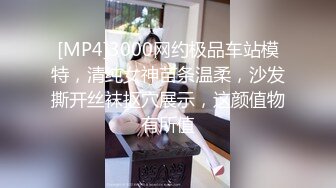 [MP4]3000网约极品车站模特，清纯女神苗条温柔，沙发撕开丝袜抠穴展示，这颜值物有所值